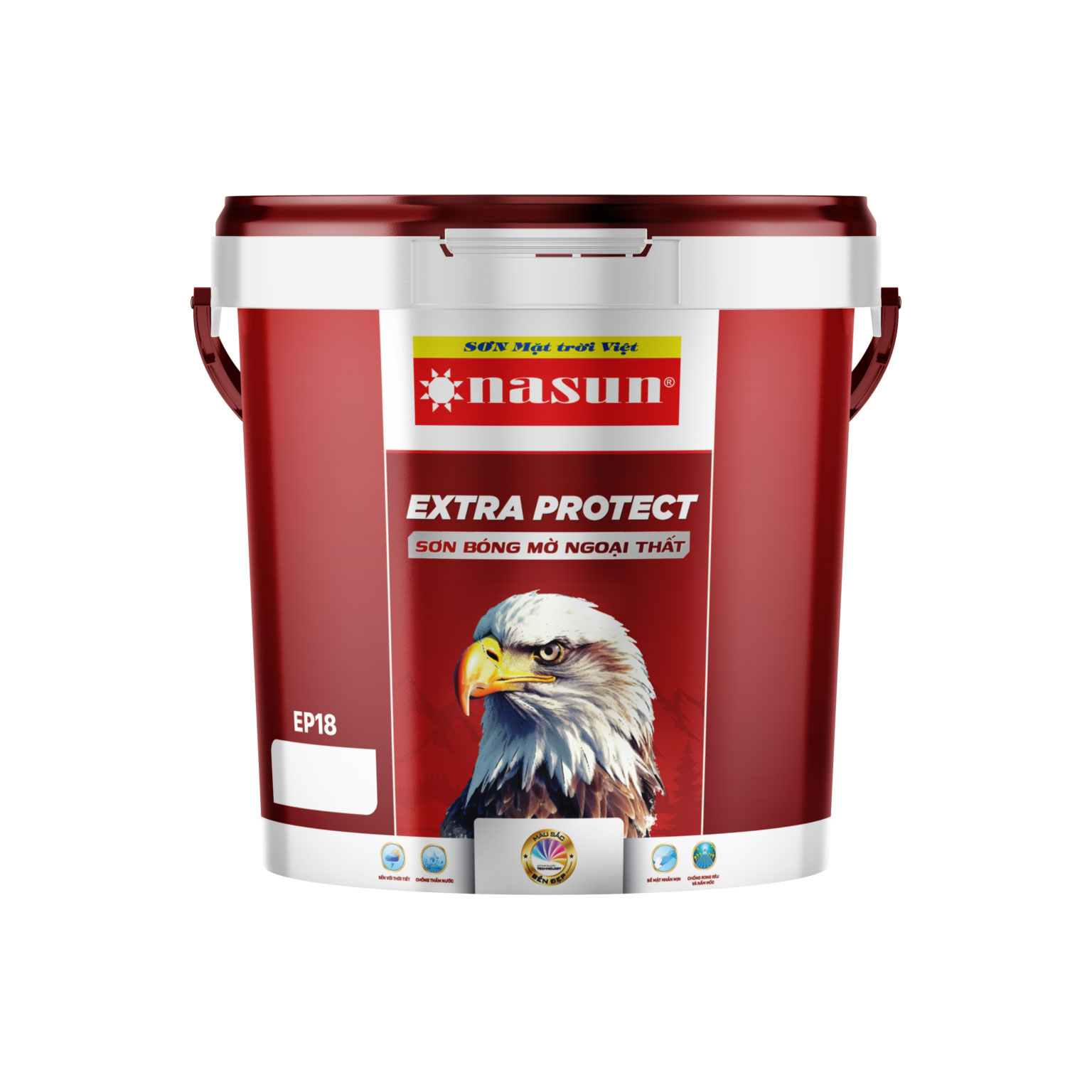 Sơn bóng mờ ngoại thất NASUN EXTRA PROTECT EP18