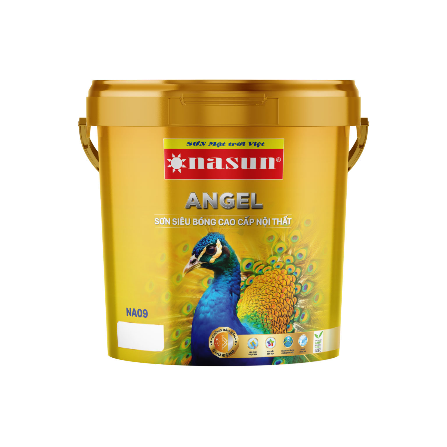 Sơn siêu bóng cao cấp nội thất NASUN ANGEL NA09